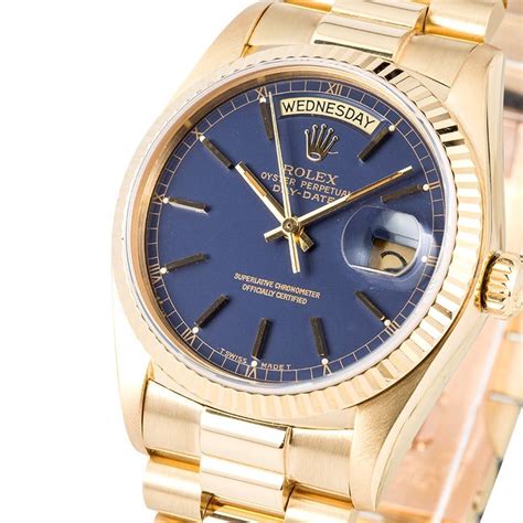 rolex day date president blue list price|rolex day date president 36mm.